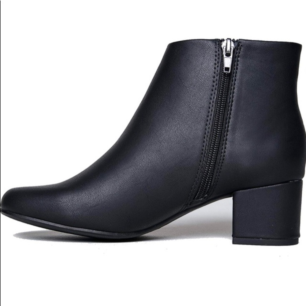 🌌👜🍂Black Dressy Ankle Boots